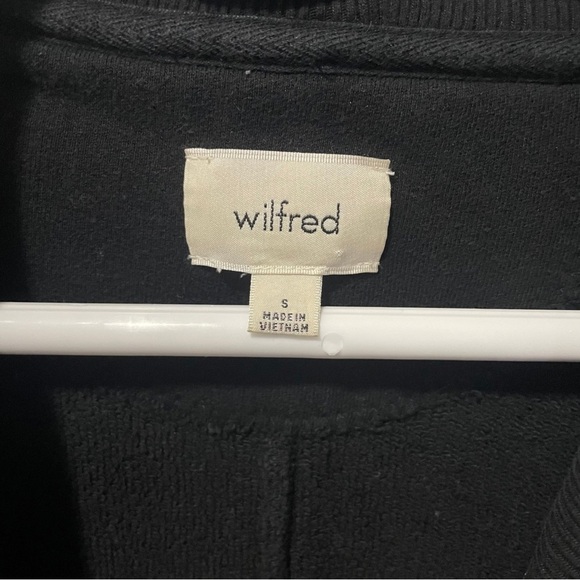 Aritzia Wilfred Diderot Cocoon Sweatshirt - Black, Size S - Picture 4 of 7